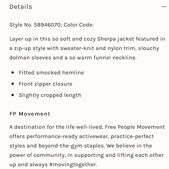 NWT Free People Gear Up Sherpa Jacket XS - Picture 2 of 13